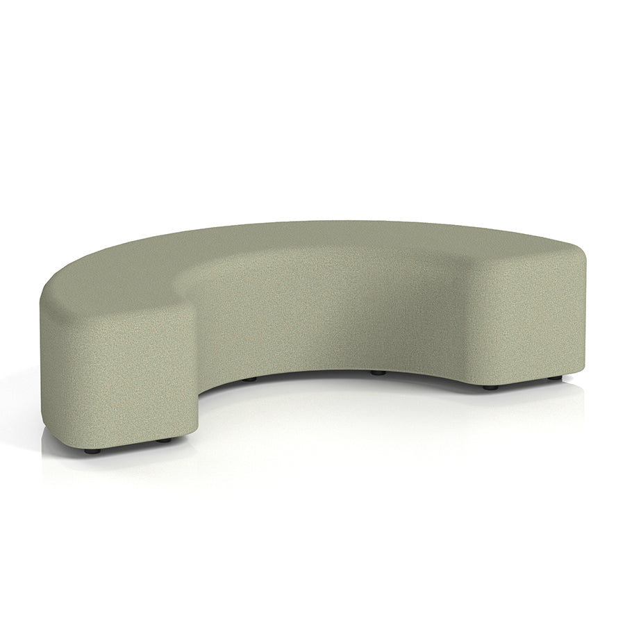 Harlestone Curved Stool in Single Tone - 180 degree curves