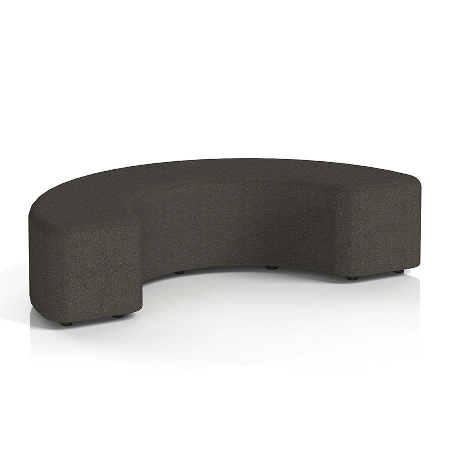 Harlestone Curved Stool in Single Tone - 180 degree curves