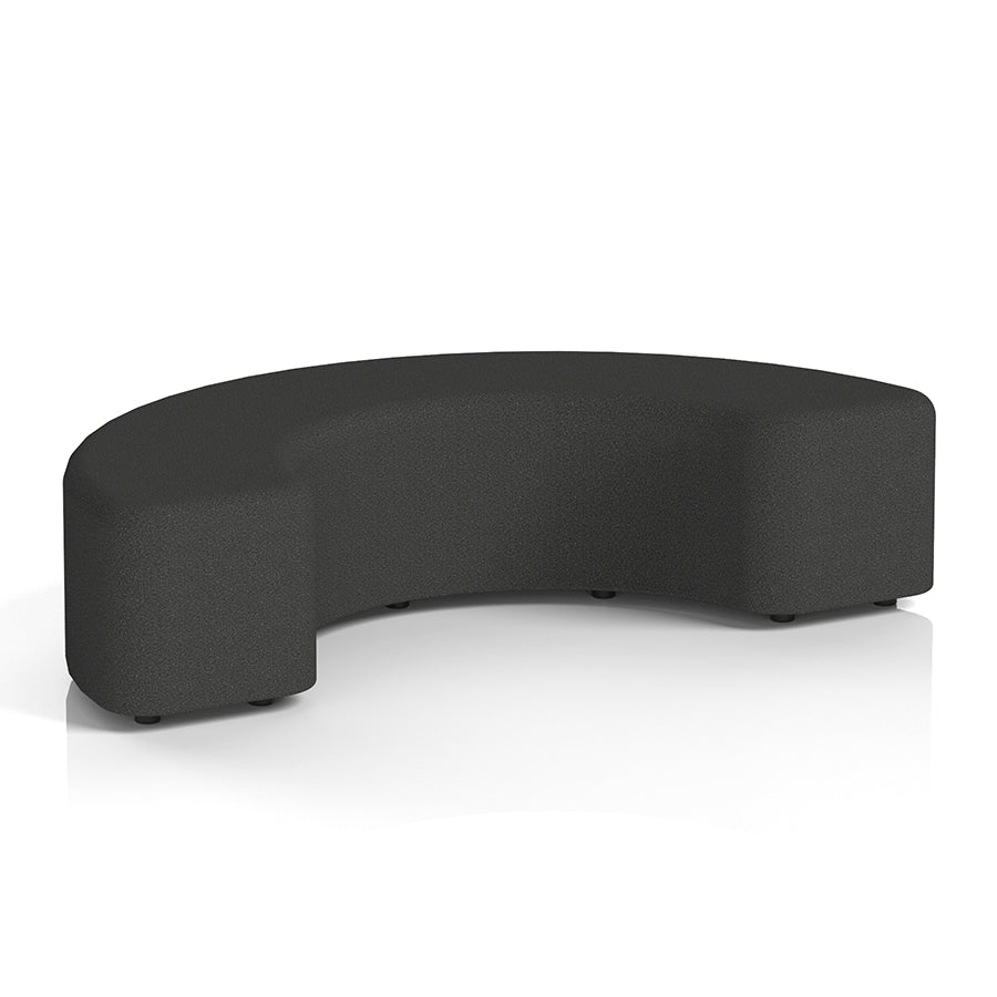 Harlestone Curved Stool in Single Tone - 180 degree curves