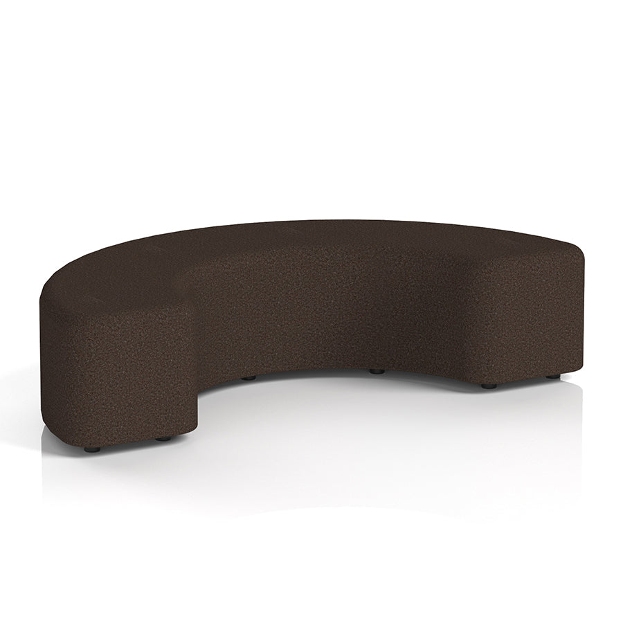 Harlestone Curved Stool in Single Tone - 180 degree curves