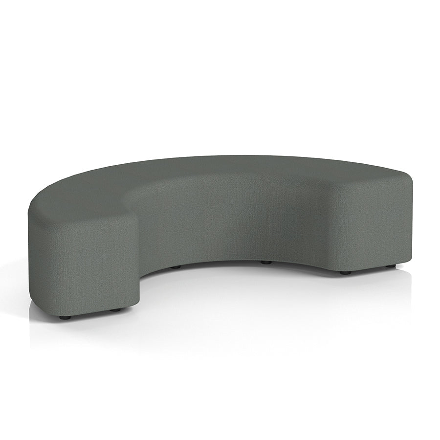 Harlestone Curved Stool in Single Tone - 180 degree curves