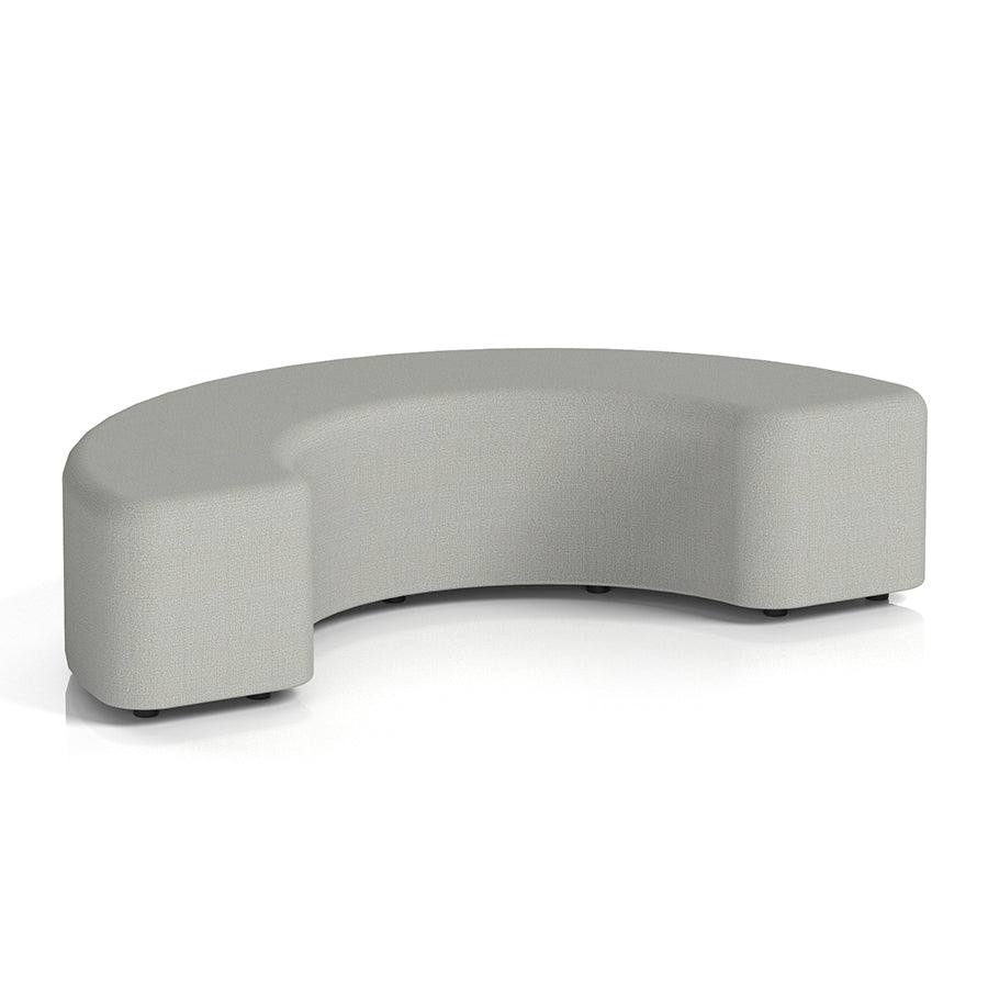 Harlestone Curved Stool in Single Tone - 180 degree curves