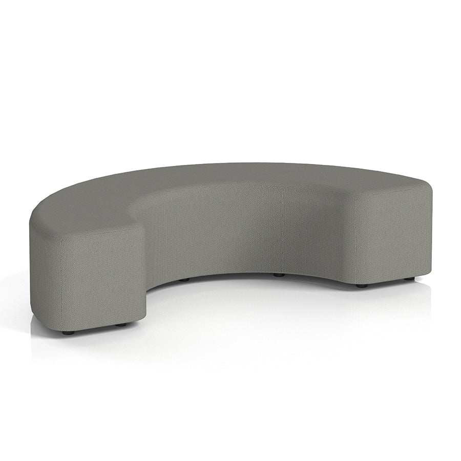 Harlestone Curved Stool in Single Tone - 180 degree curves