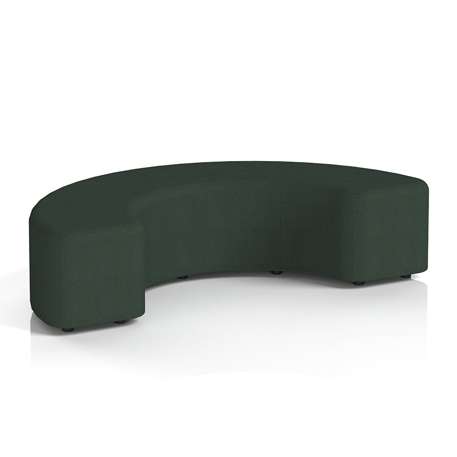 Harlestone Curved Stool in Single Tone - 180 degree curves