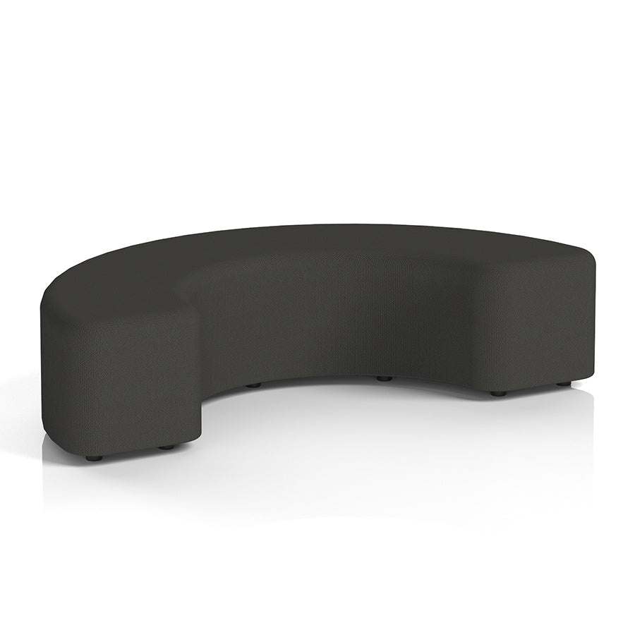 Harlestone Curved Stool in Single Tone - 180 degree curves