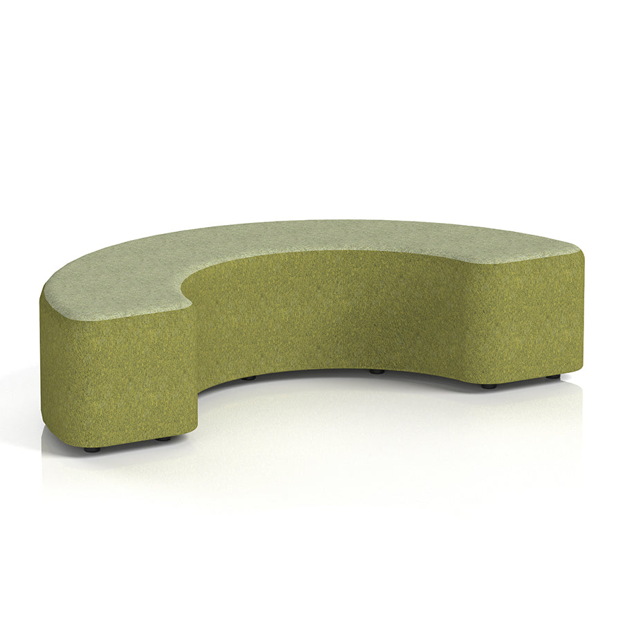 Harlestone Curved Stool in Two Tone - 180 degree curves