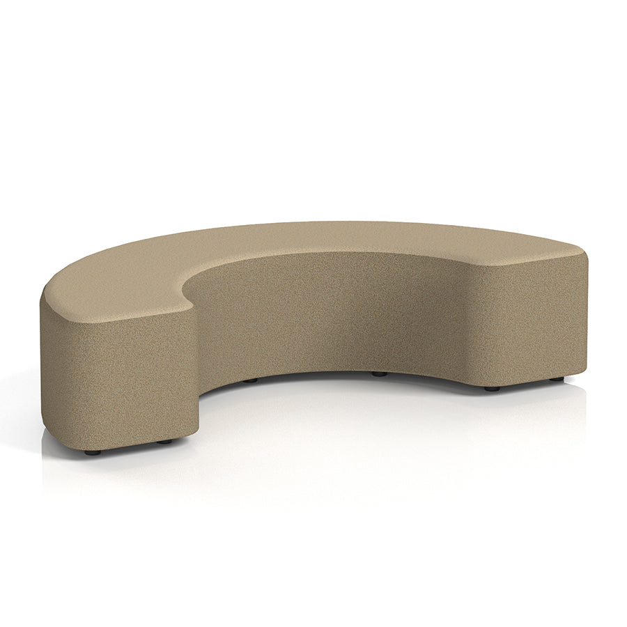 Harlestone Curved Stool in Two Tone - 180 degree curves
