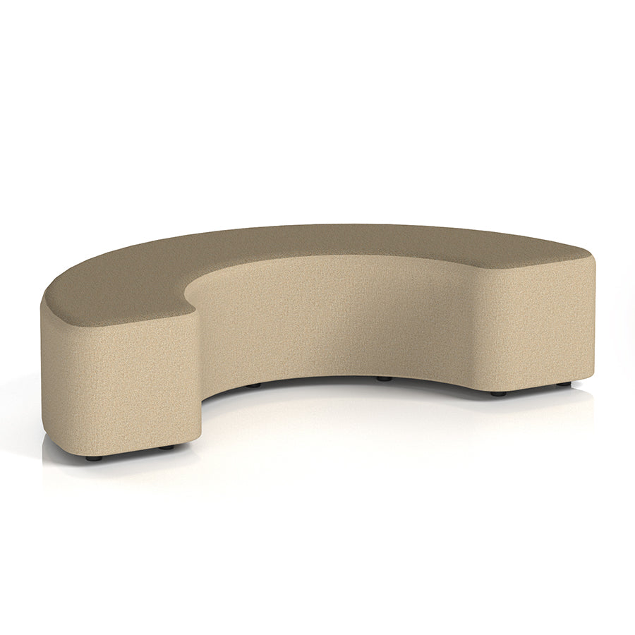 Harlestone Curved Stool in Two Tone - 180 degree curves