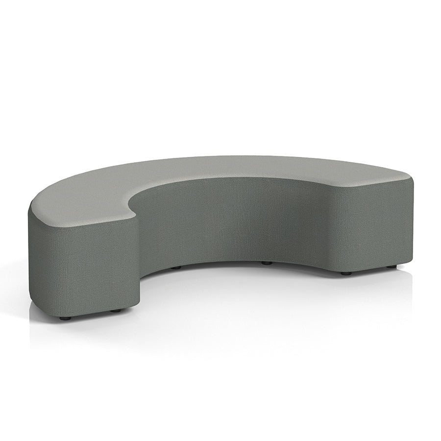 Harlestone Curved Stool in Two Tone - 180 degree curves