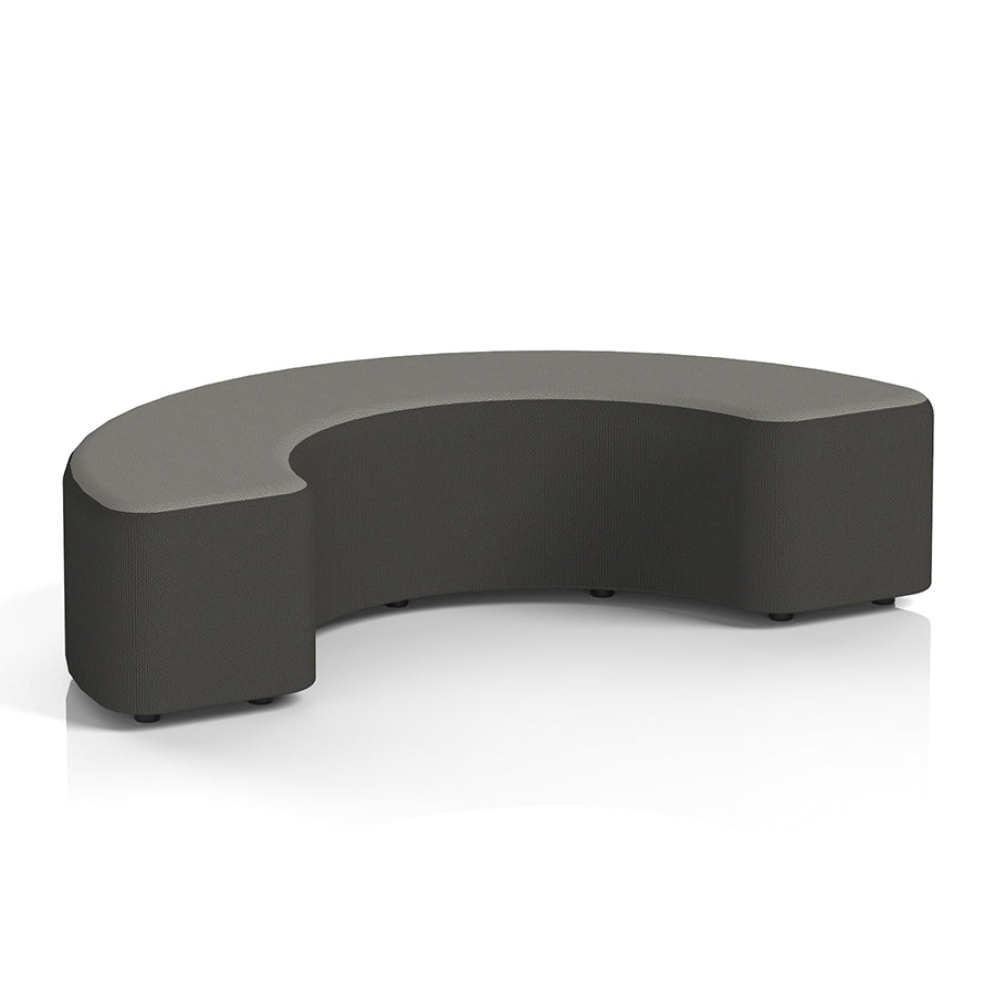 Harlestone Curved Stool in Two Tone - 180 degree curves