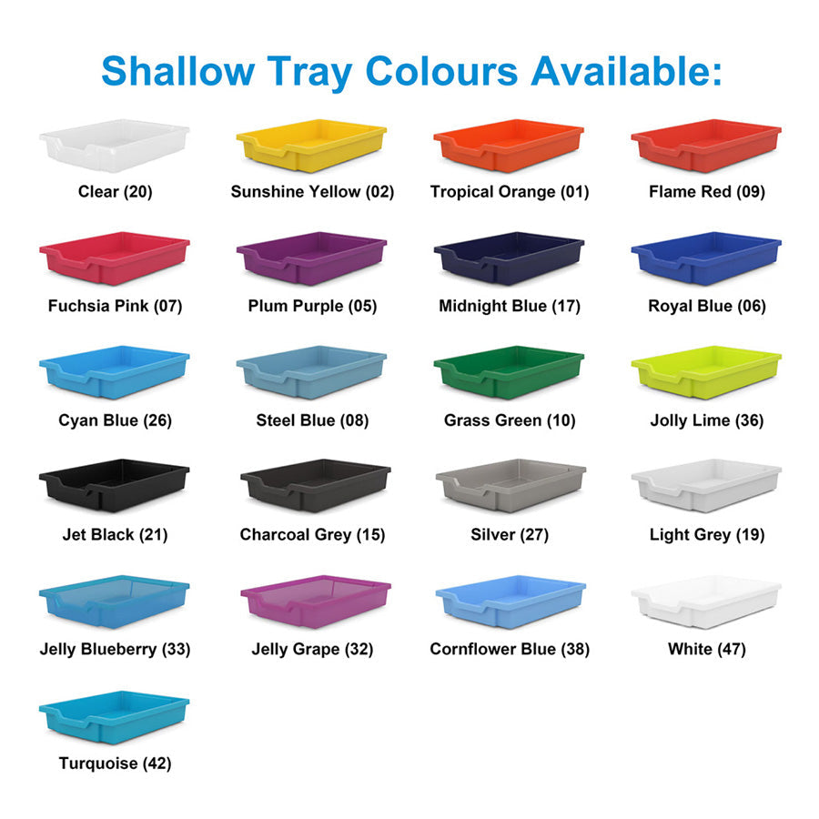 Smart Storage 36 Shallow Tray Shelf Cupboard