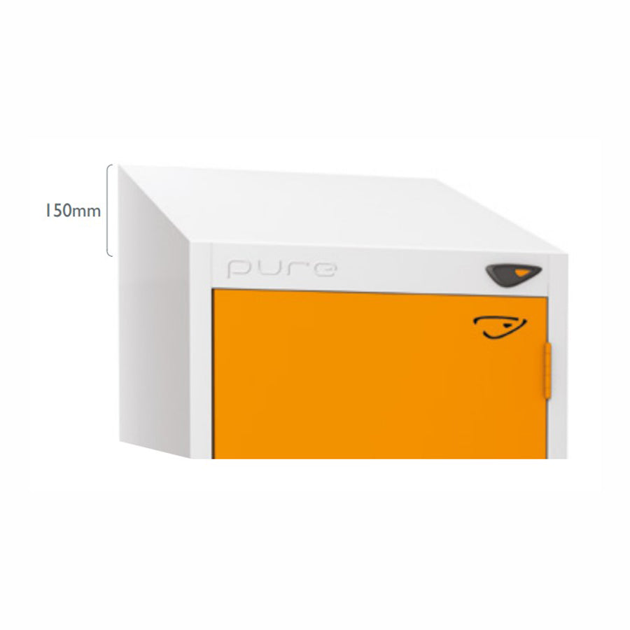 Pure Prime 6 Door Sloping Top Locker H1950/1800xW450xD450mm