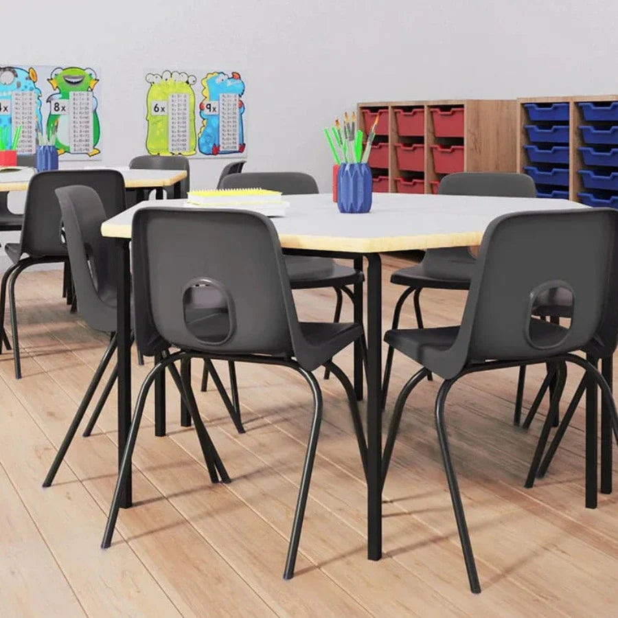 Series E Poly Chair Charcoal Lifestyle Image