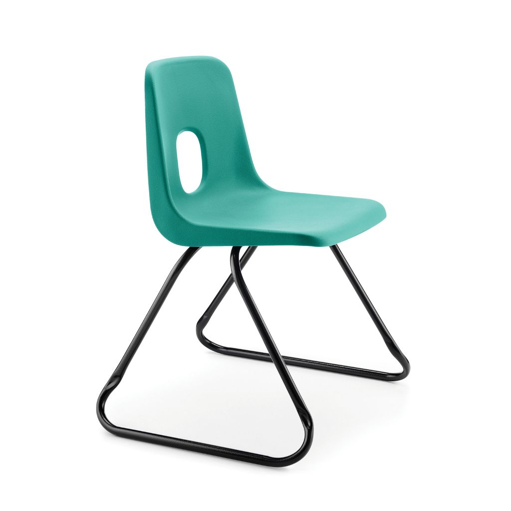 Series E Poly Skid Base Chair Jade CS30471