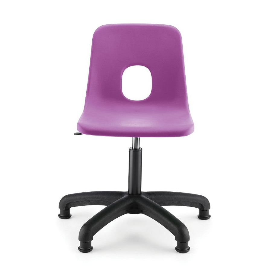 Series E Poly Swivel Chair with Glides Purple CS30300
