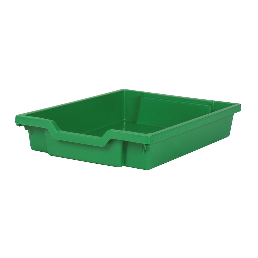 Gratnells shallow green storage tray