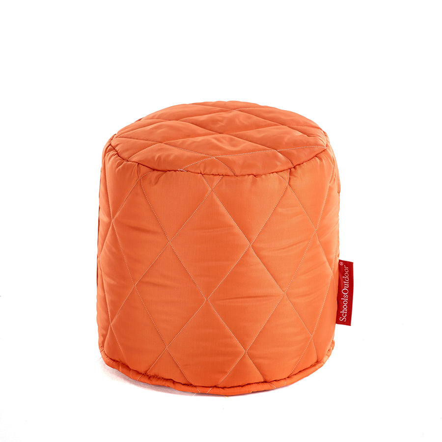 Small Outdoor Quilted Pouffes (Set Of 6)