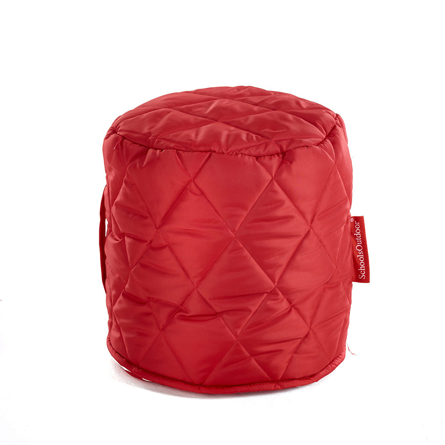 Small Outdoor Quilted Pouffes (Set Of 6)