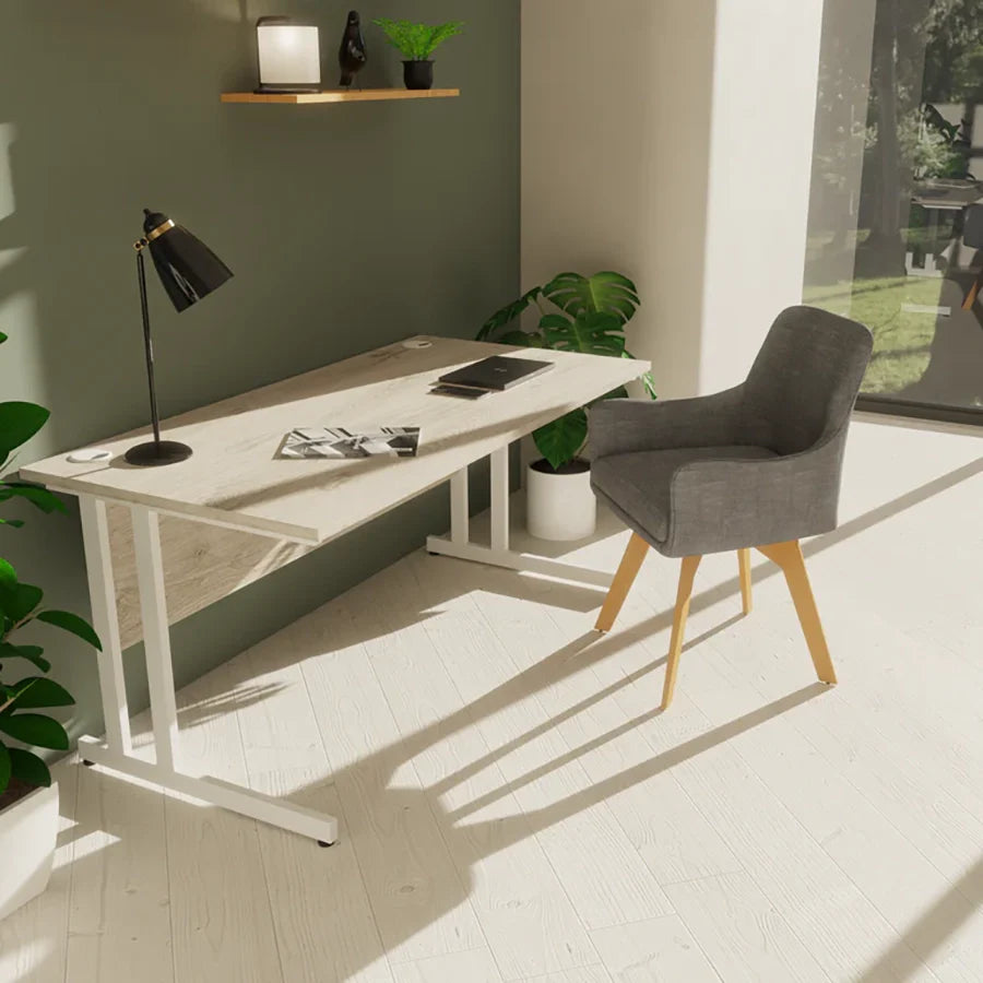 Carmen Wooden Leg Visitor Chair