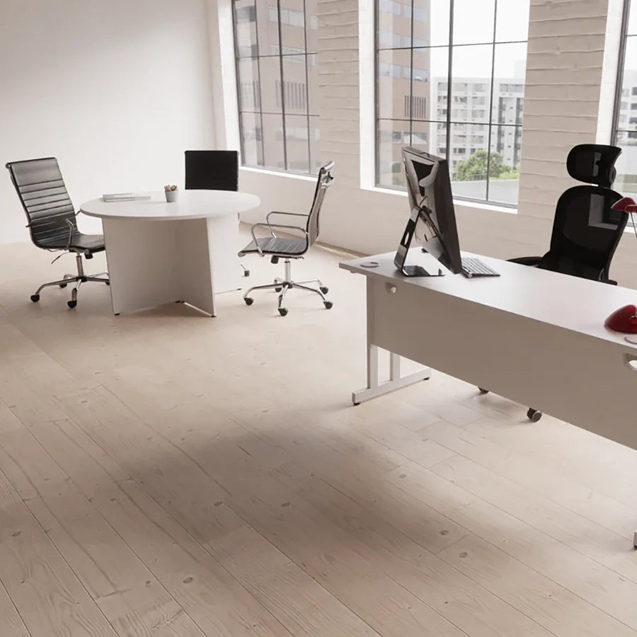 Nola Medium or High Back Black Faux Leather Office Chair