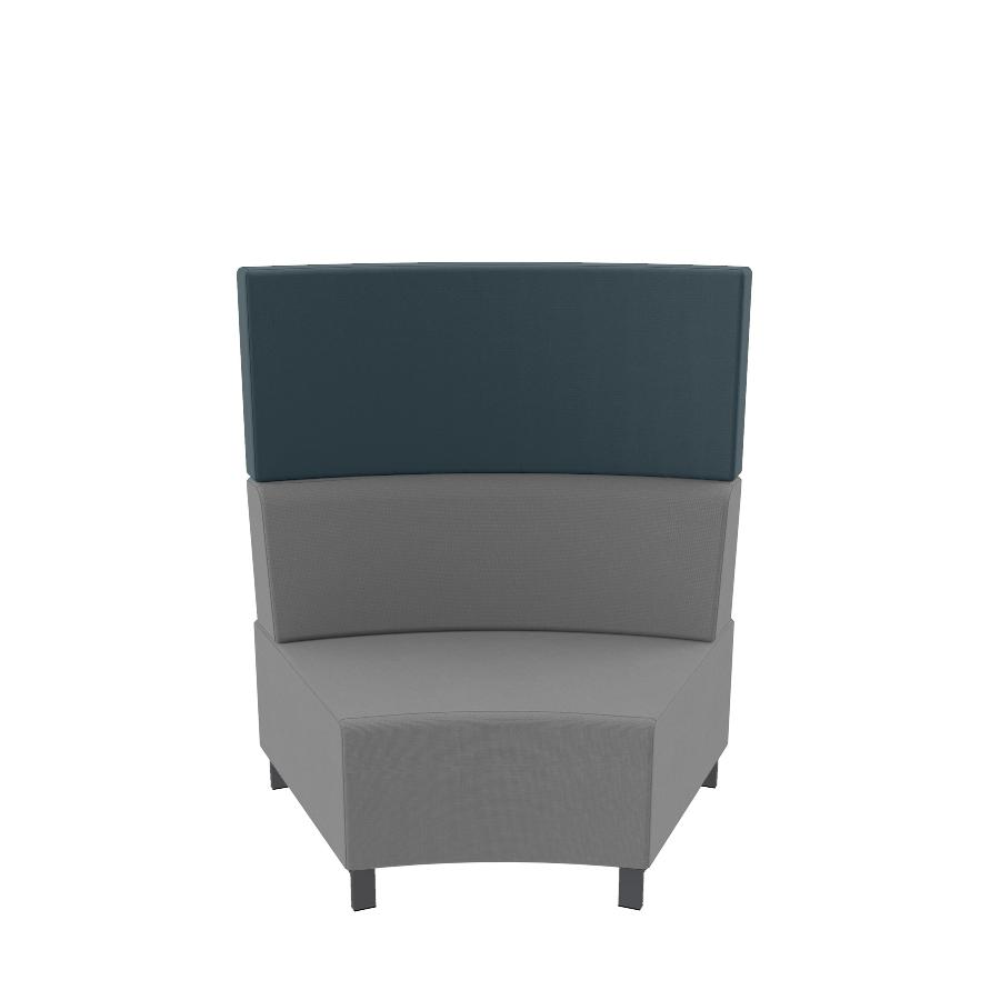 Summit Grand Piano 45° Internal Radius Curved Corner High Back Modular Sofa GRPN7 CU63923
