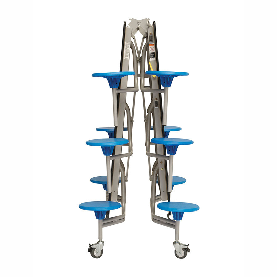 Rectangular Mobile Folding Table with 12 Seats