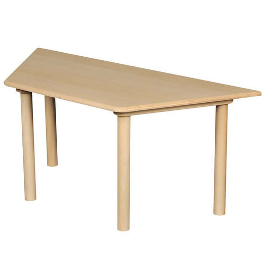 Beechwood Trapezoidal Table