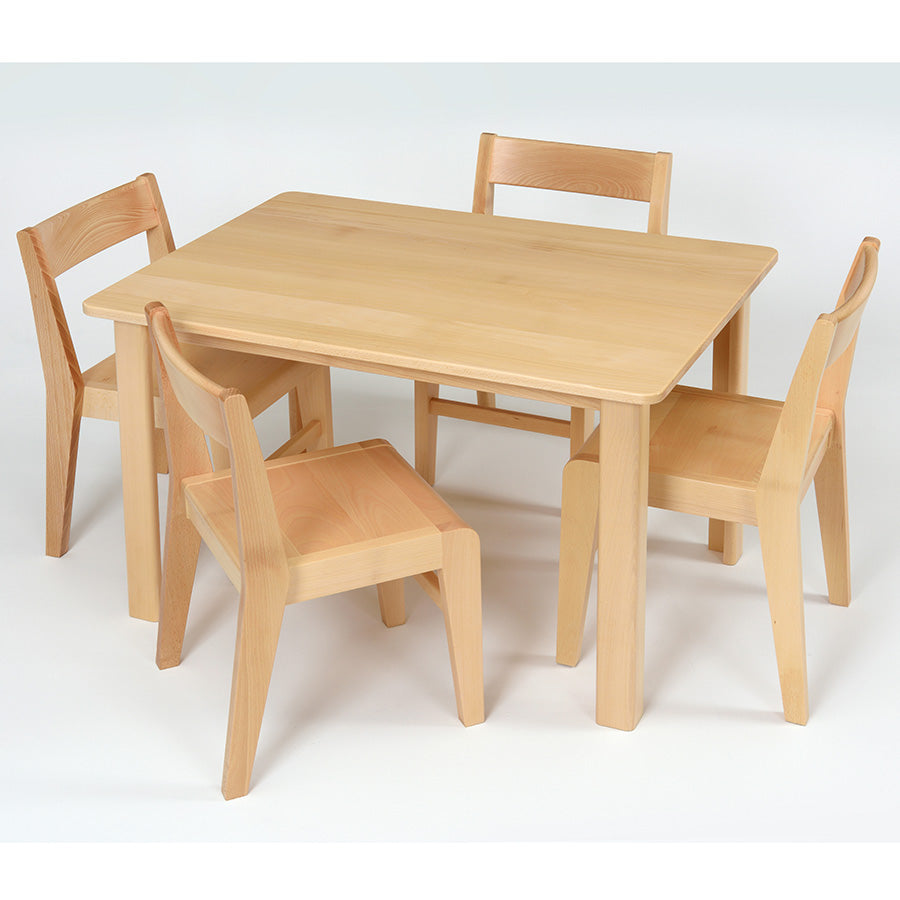 Devon Solid Beech Table Small Rectangular