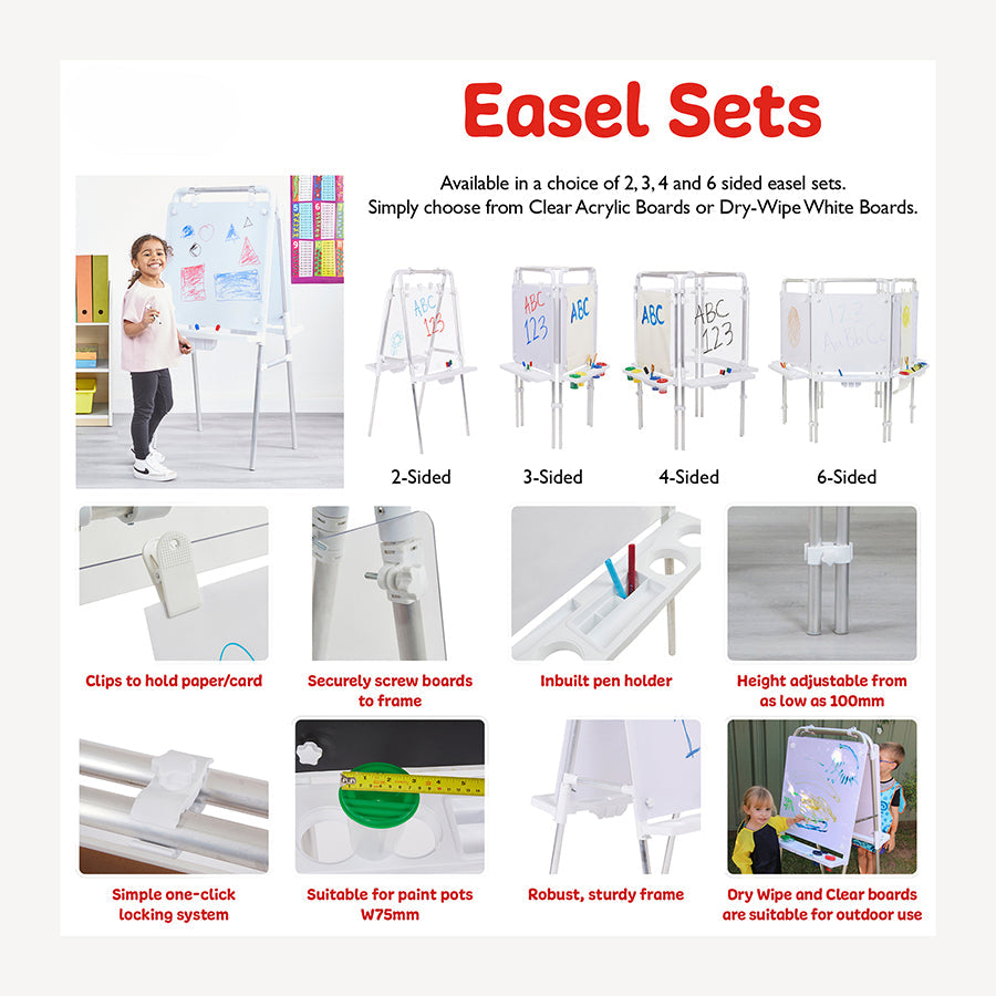 Mix & Match Easels - 4 Sided Frame Only