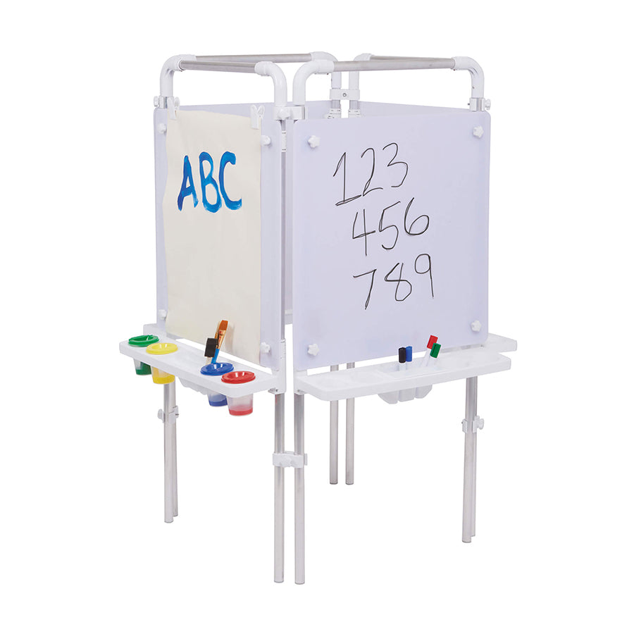 4 Sided Easel Sets (Clear or Dry Wipe Boards)
