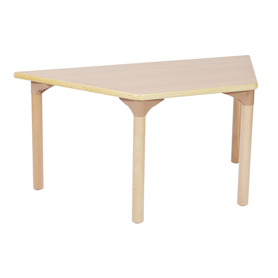 Beechwood Trapezoidal Table