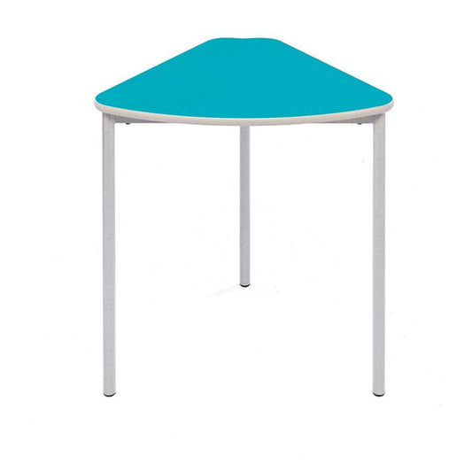 Segga Table Beech Charcoal Edge & Light Grey Duraform Frame Size 1