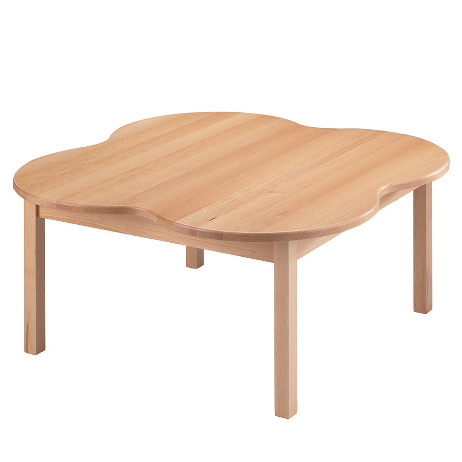 Beech Shaped Tables Flower & 4 Heritage Beech Chairs