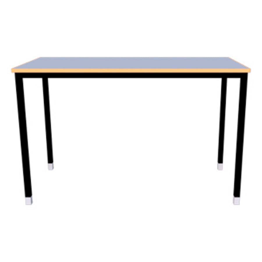 Morleys Fully Welded Height Adjustable Classroom Table 1200x600 Rectangle ABS Edge