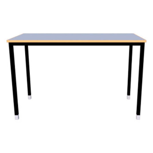 Morleys Fully Welded Height Adjustable Classroom Table 1200x600 Rectangle ABS Edge