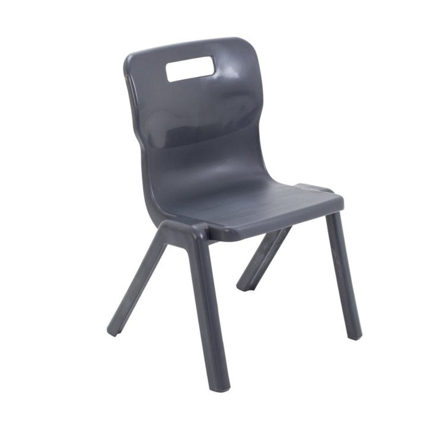 Titan Poly One Piece Chair Size Mark 3 SH350 Charcoal