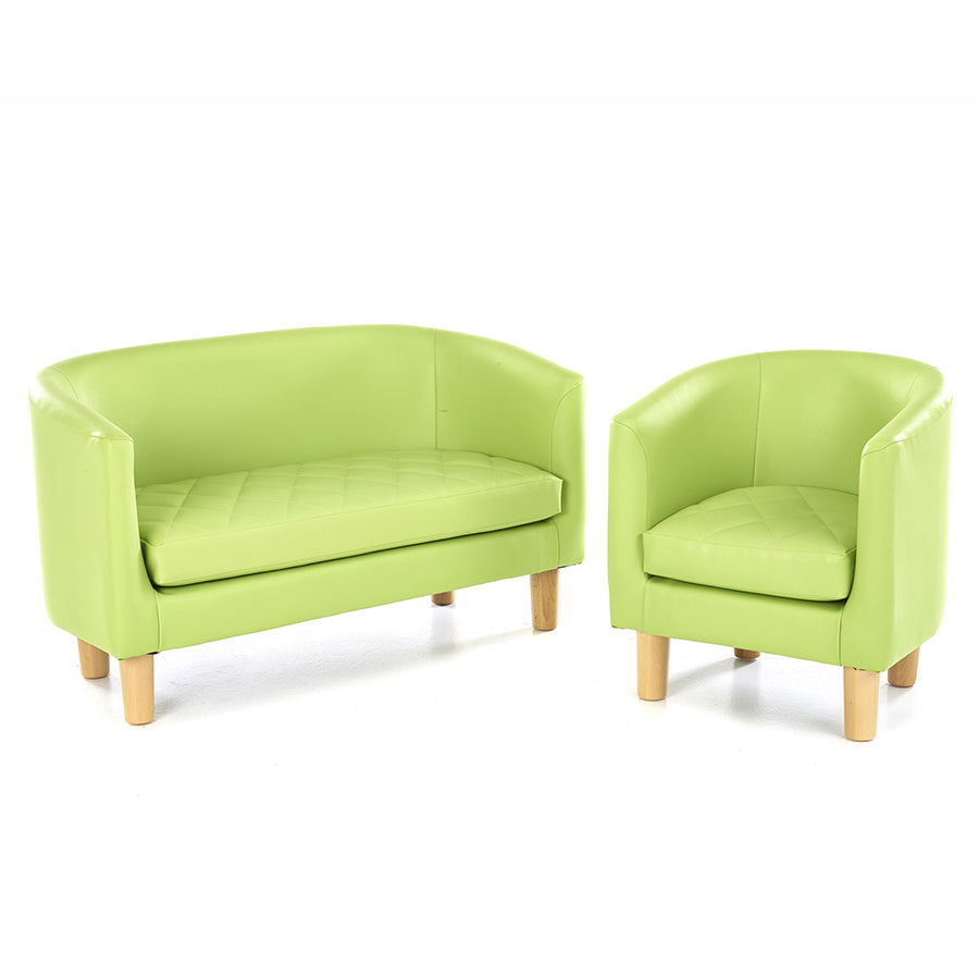 Quilted Tub Sofa