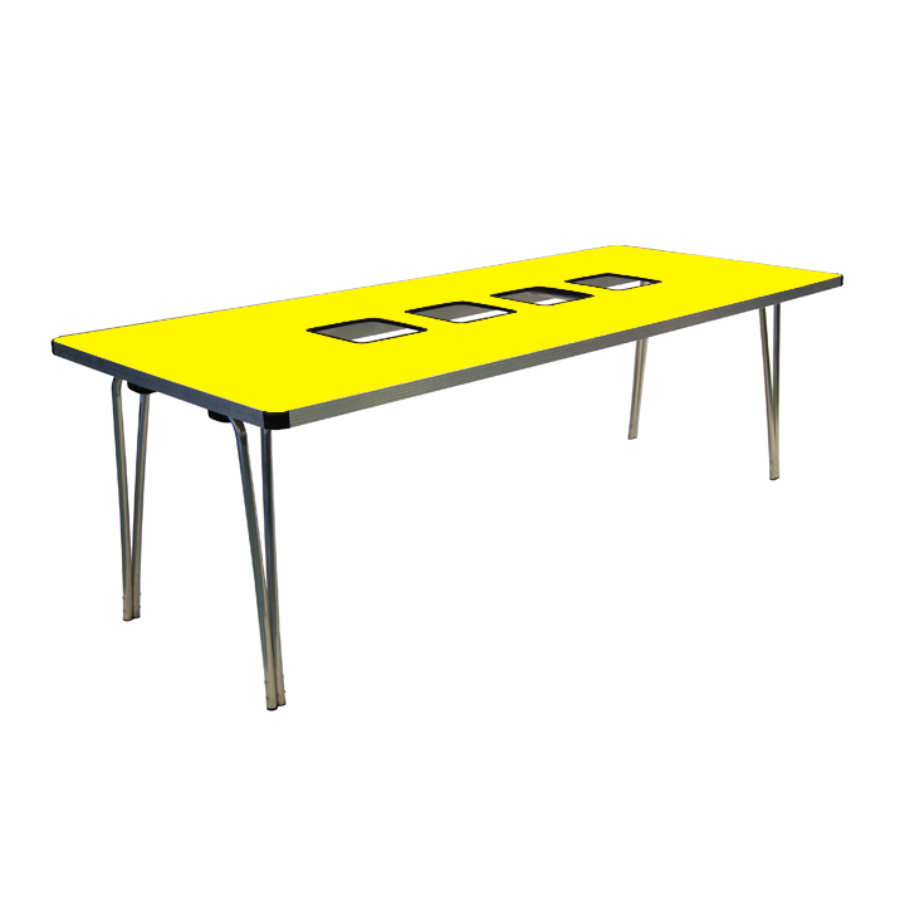 Tub Folding Table With 4 Tubs