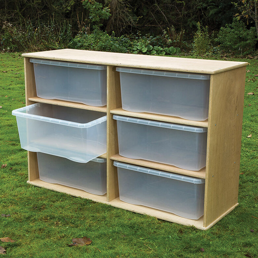 Twoey Large Outdoor Storage 6 with Clear Trays S1-2061-24 JR31814 1