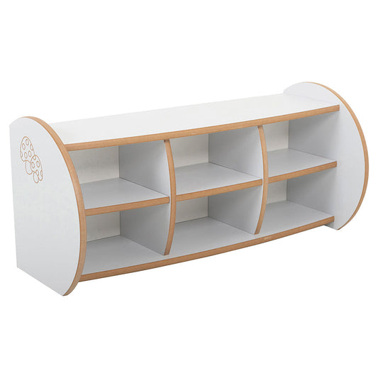 Twoey Mini Shelf Unit with Dividers S-2890-15 BO30005-GREY