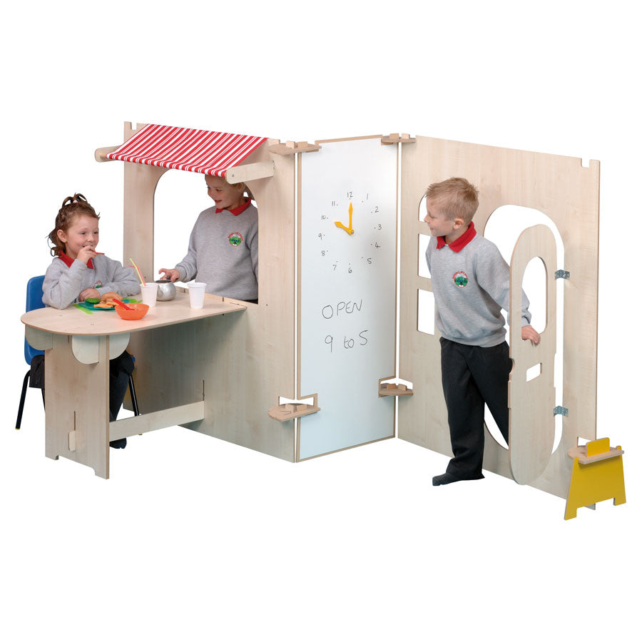 Twoey Panel Café / Tearoom Set Maple S-3502-07 JR34012-1