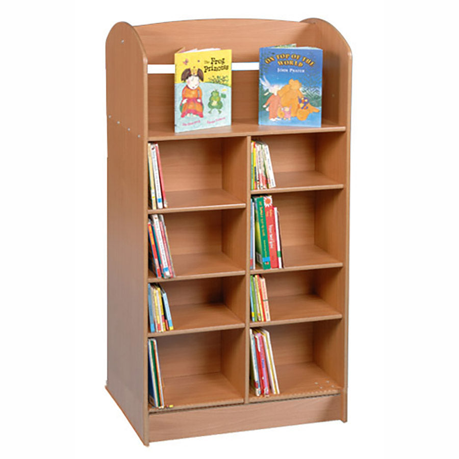 Twoey Tall Double Sided H1500mm Bookcase Beech S-0880-16 BO30253