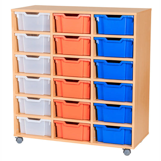Smart Storage 18 Deep Tray Triple Unit