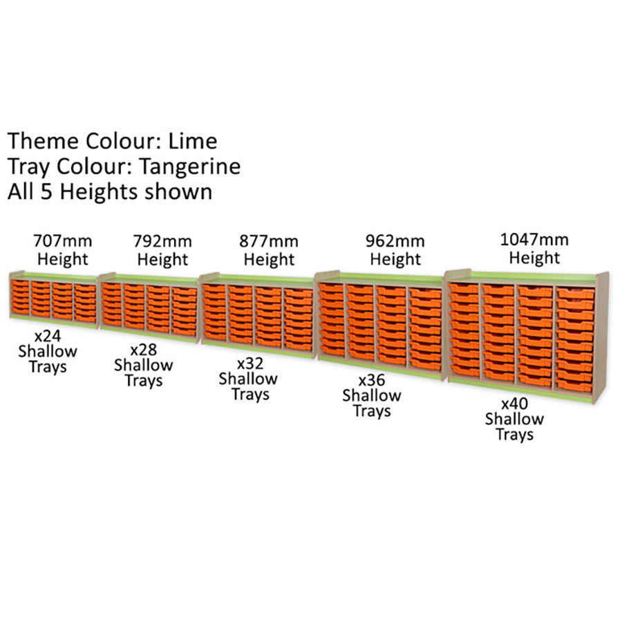 KubbyClass® - 24 Shallow Tray Quad Unit