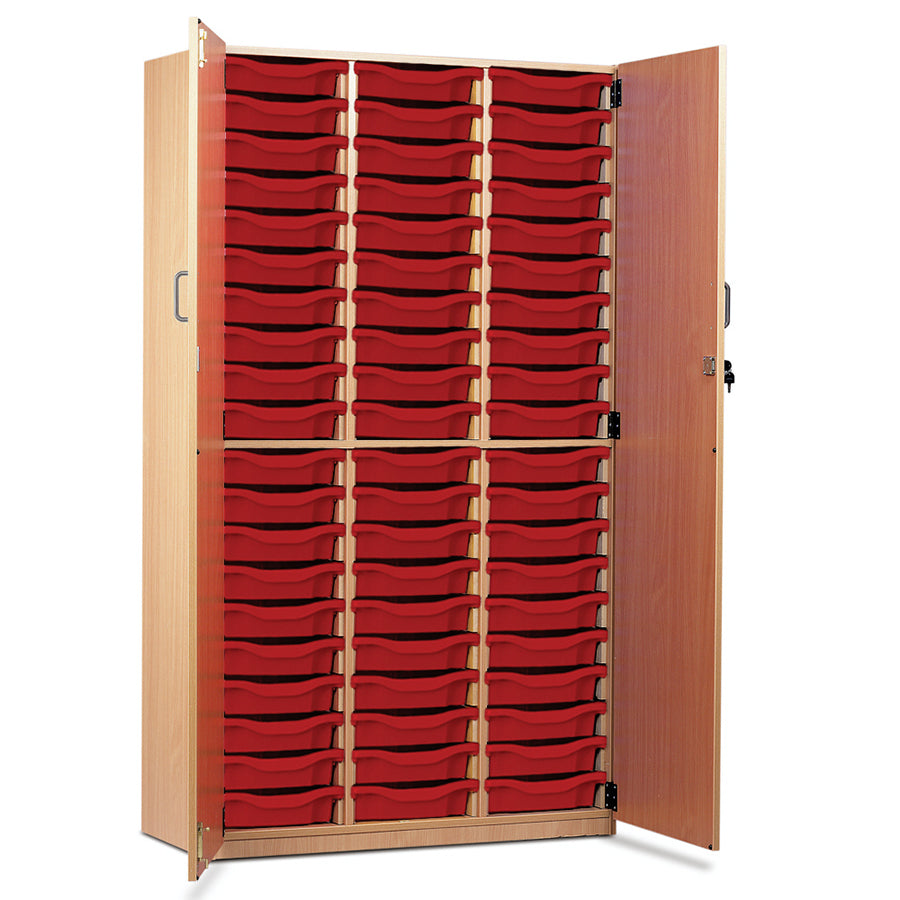 60 Tray Storage Cupboard with Full Locking Doors