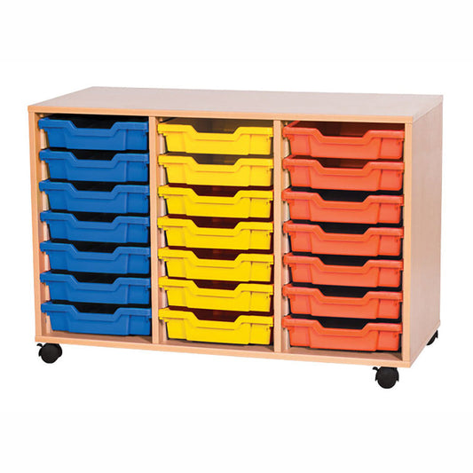 Smart Storage 21 Shallow Tray Triple Unit