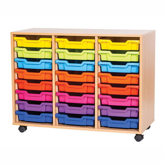 Smart Storage 24 Shallow Tray Triple Unit