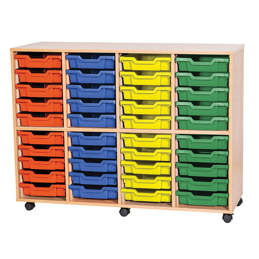 Smart Storage 40 Shallow Tray Quad Unit