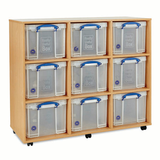 Really Useful Storage Box Unit with 9 Boxes