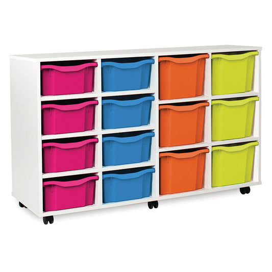 Monarch Premium Storage White 14 Variety Tray Unit